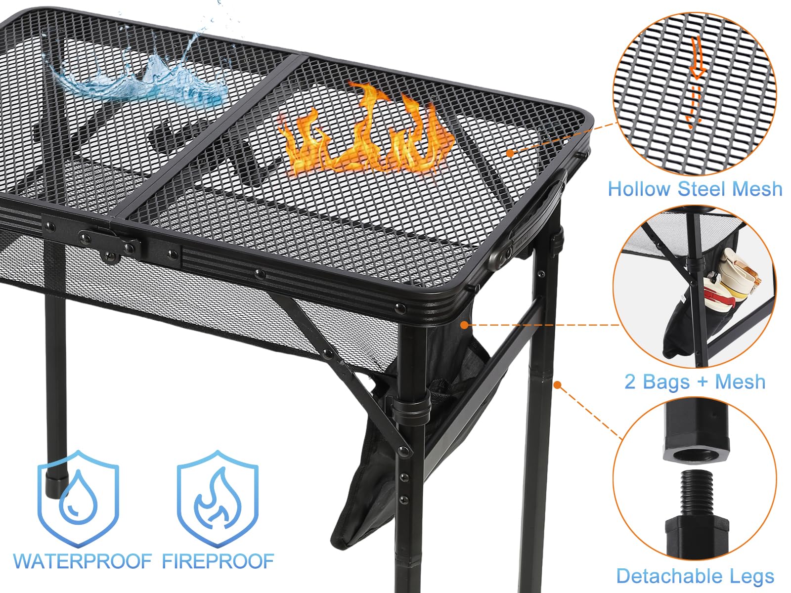 Portable Folding Mesh Grill Ta - Camp Grill Portable Folding ulasan dan harga