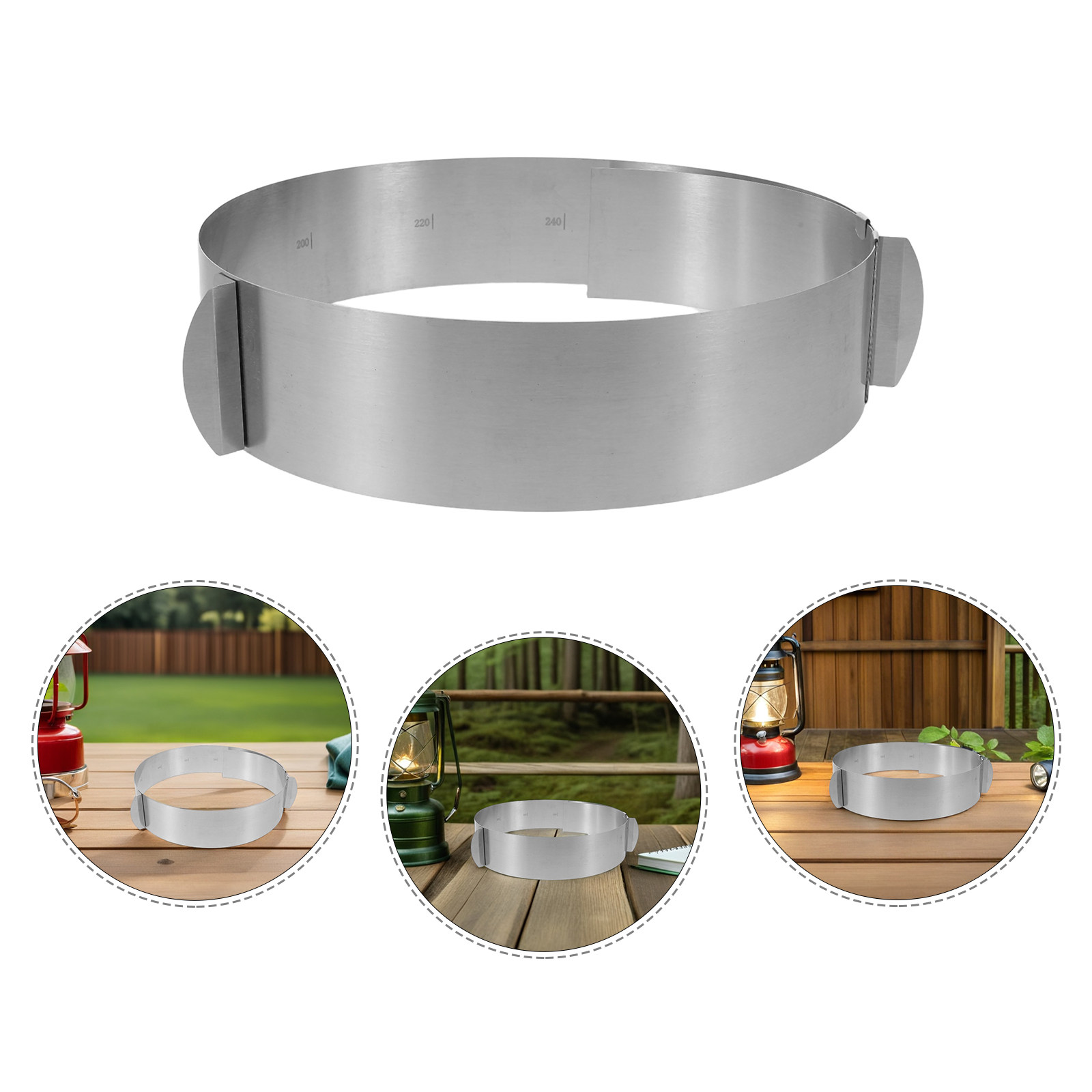 Adjustable Camping Stove Winds - Camping Cooking Wind Blocker ulasan dan harga