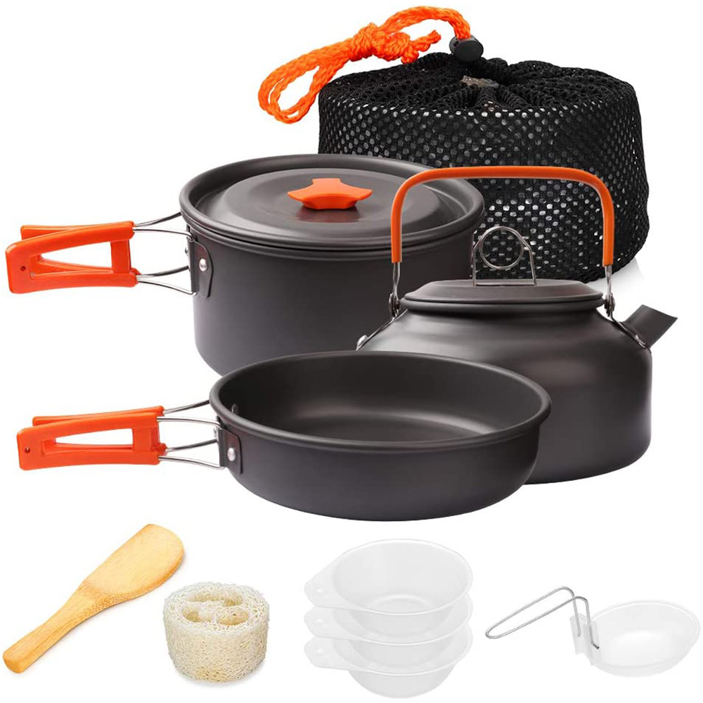 1pcs/1set Camping Cookware Kit - Camping Cooking Roll ulasan dan harga