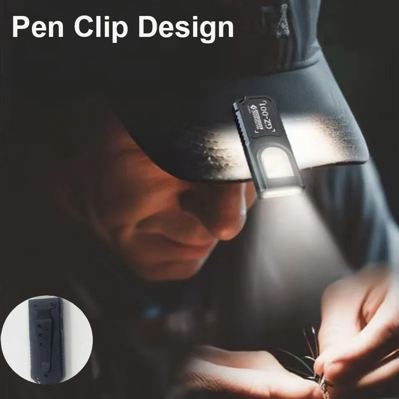 Powerful Mini COB LED Keychain - Camping Cooking Fish ulasan dan harga