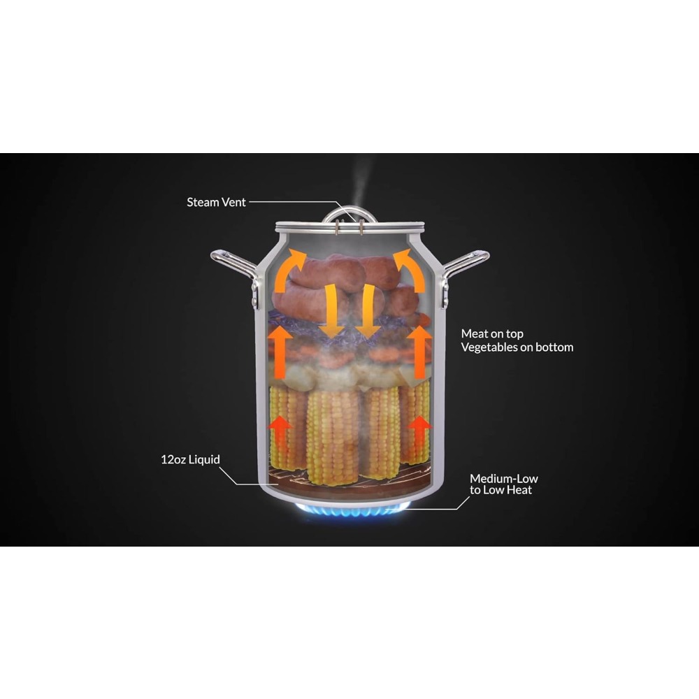 4 Gallon Outdoor Steam Cooker  - Camping Cooking Pack ulasan dan harga