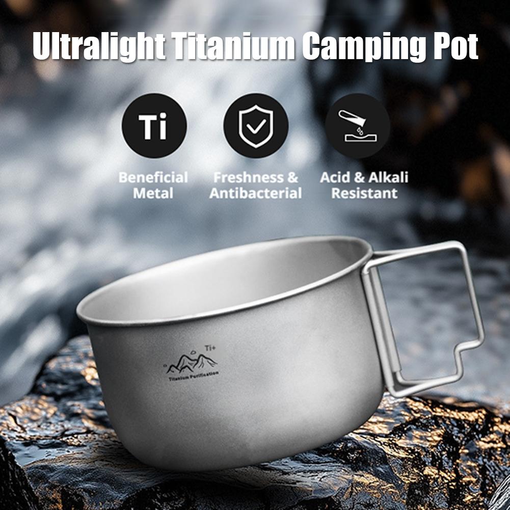 Titanium Hanging Pot Lightweig - Camping Cooking Lightweight ulasan dan harga