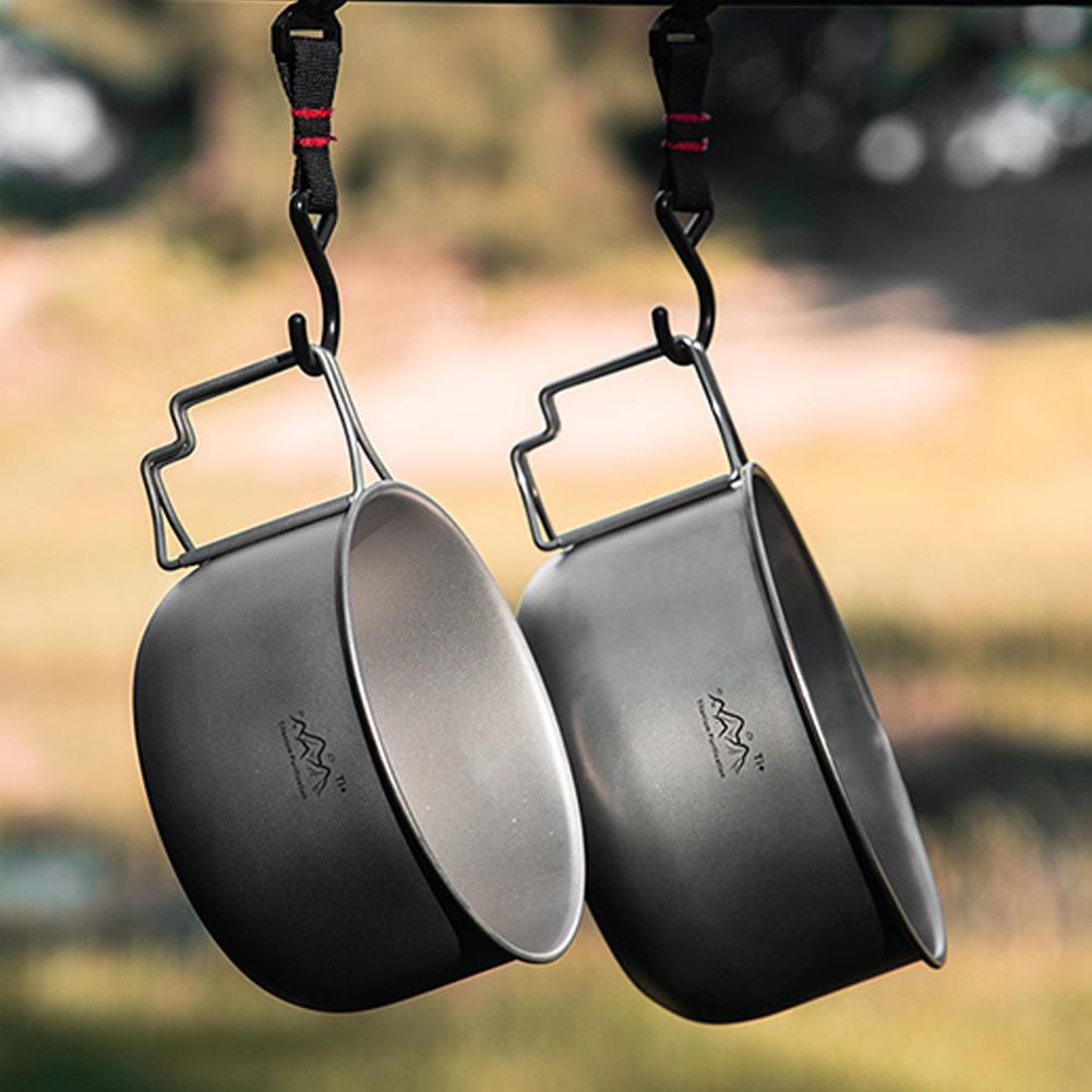 Titanium Hanging Pot Lightweig - Camping Cooking Lightweight ulasan dan harga