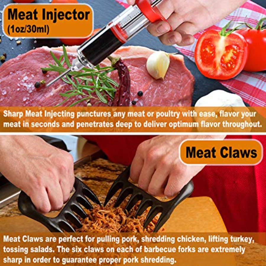 Aluminum Case BBQ Grill Access - Meat Thermometer Camp ulasan dan harga