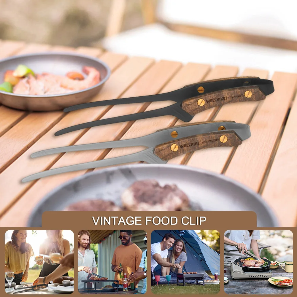 BBQ Grill Barbecue Tong Stainl - Camping Cooking Lightweight ulasan dan harga