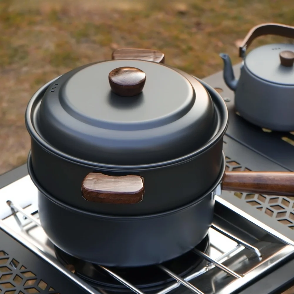 3L Camping Cooking Pot Set Alu - Camping Cooking Utensil Set ulasan dan harga