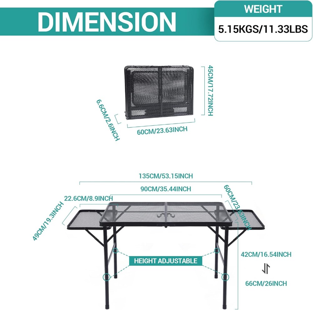 Folding Grill Table, Camping T - Camp Grill Portable Folding ulasan dan harga