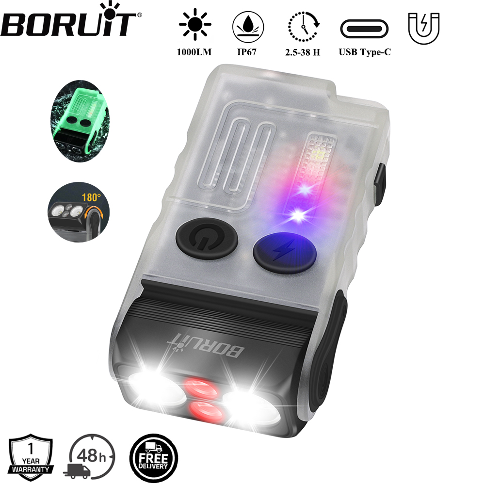 BORUiT V20 Buzzer EDC LED Keyc - Camping Cooking Fish ulasan dan harga