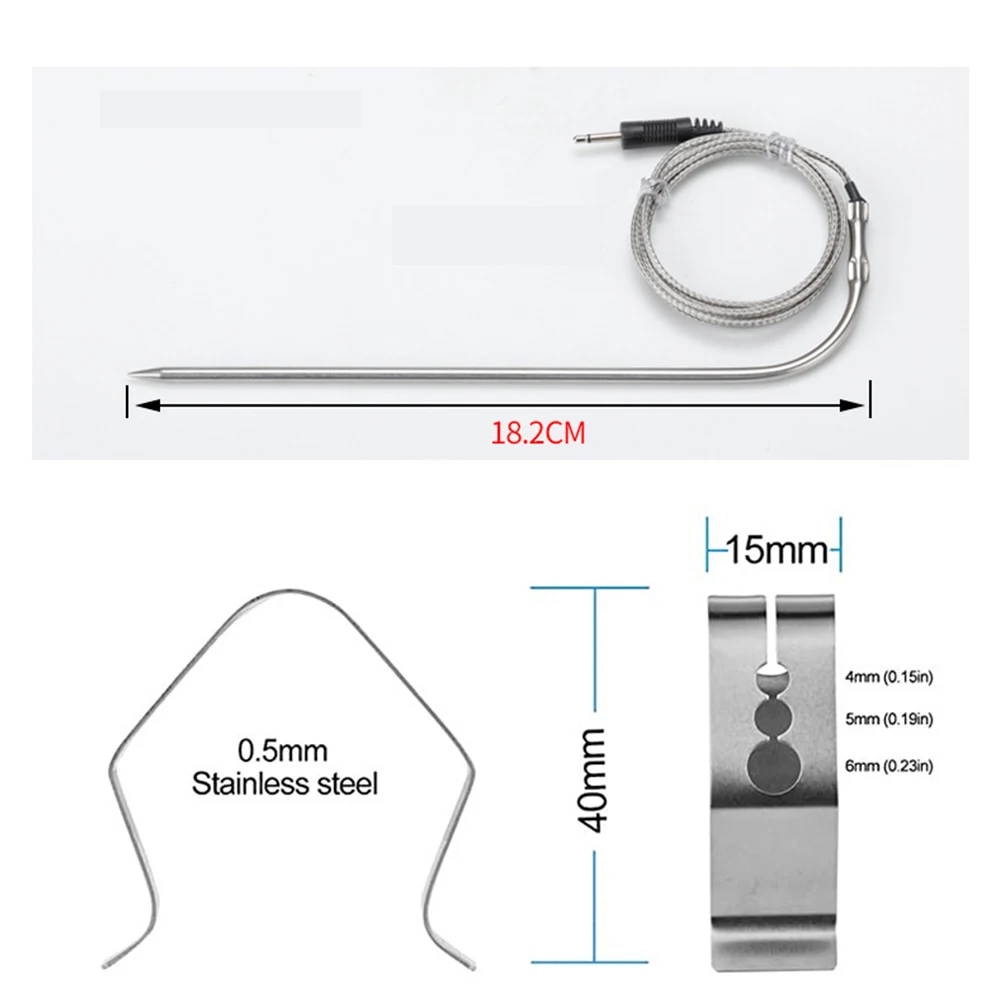 3pcs Oven Oven Temperature Det - Meat Thermometer Camp ulasan dan harga