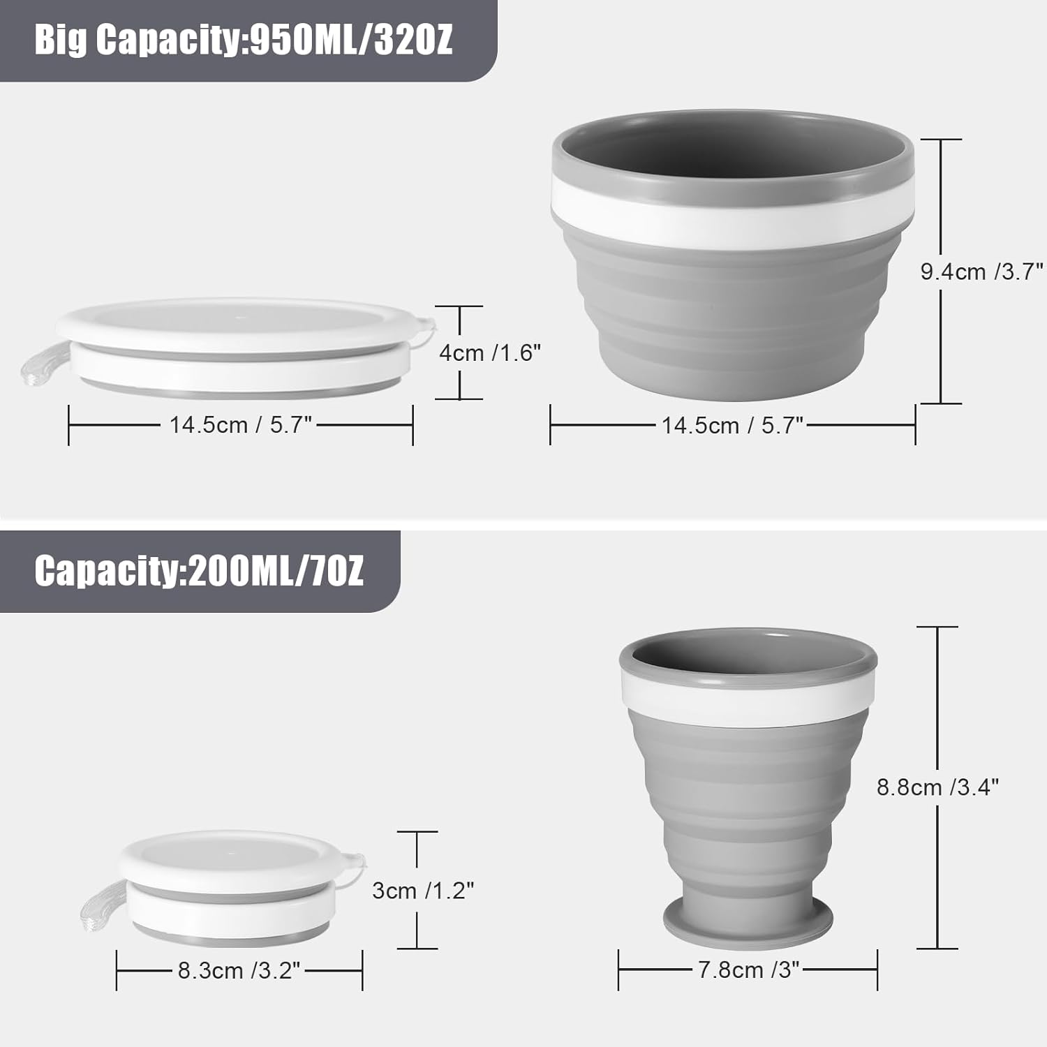 Collapsible Silicone Cup & Bow - Camp Spork Set ulasan dan harga