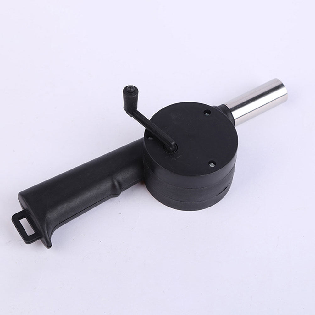 Hand Crank Black Manual Bbq Fa - Camping Cooking Fire ulasan dan harga