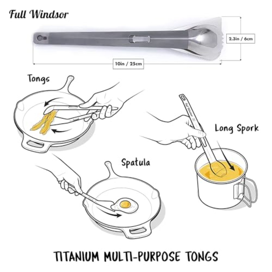 - The Splitter Titanium Multi- - Camp Spork Set ulasan dan harga