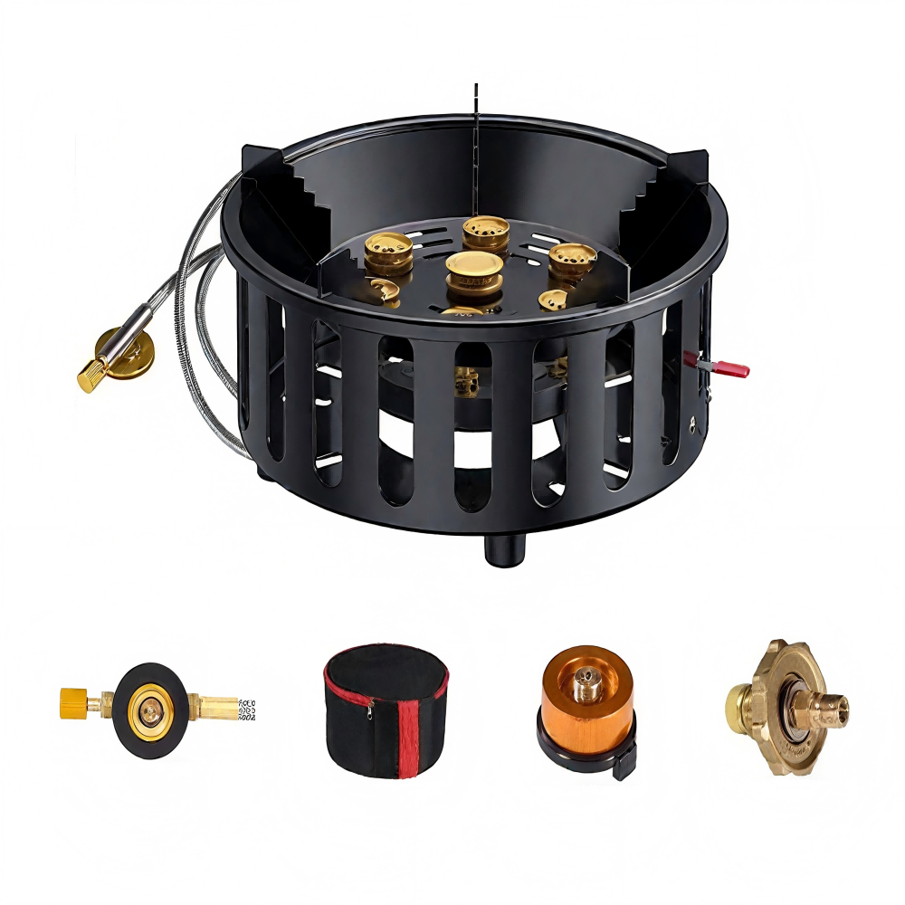 High-Power 7-Core 21000W Porta - Camping Cooking Fire Stove ulasan dan harga
