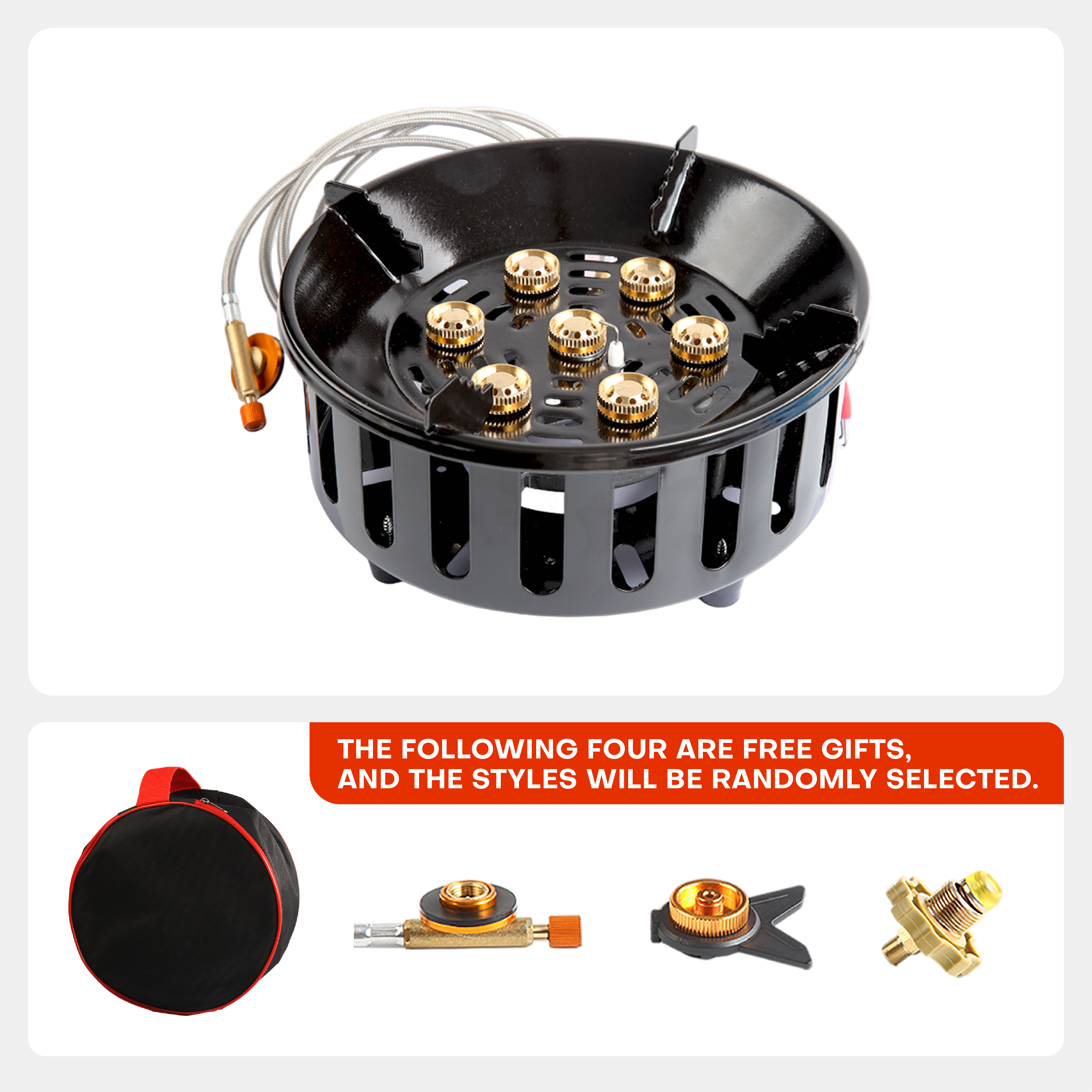 High-Power 7-Core 21000W Porta - Camping Cooking Fire Stove ulasan dan harga