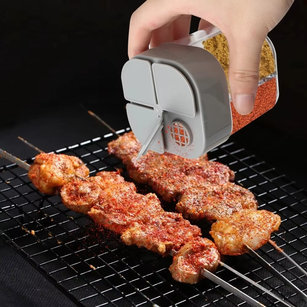 4 in 1 Plastic Dispenser Campi - Camping Cooking Utensil Set ulasan dan harga