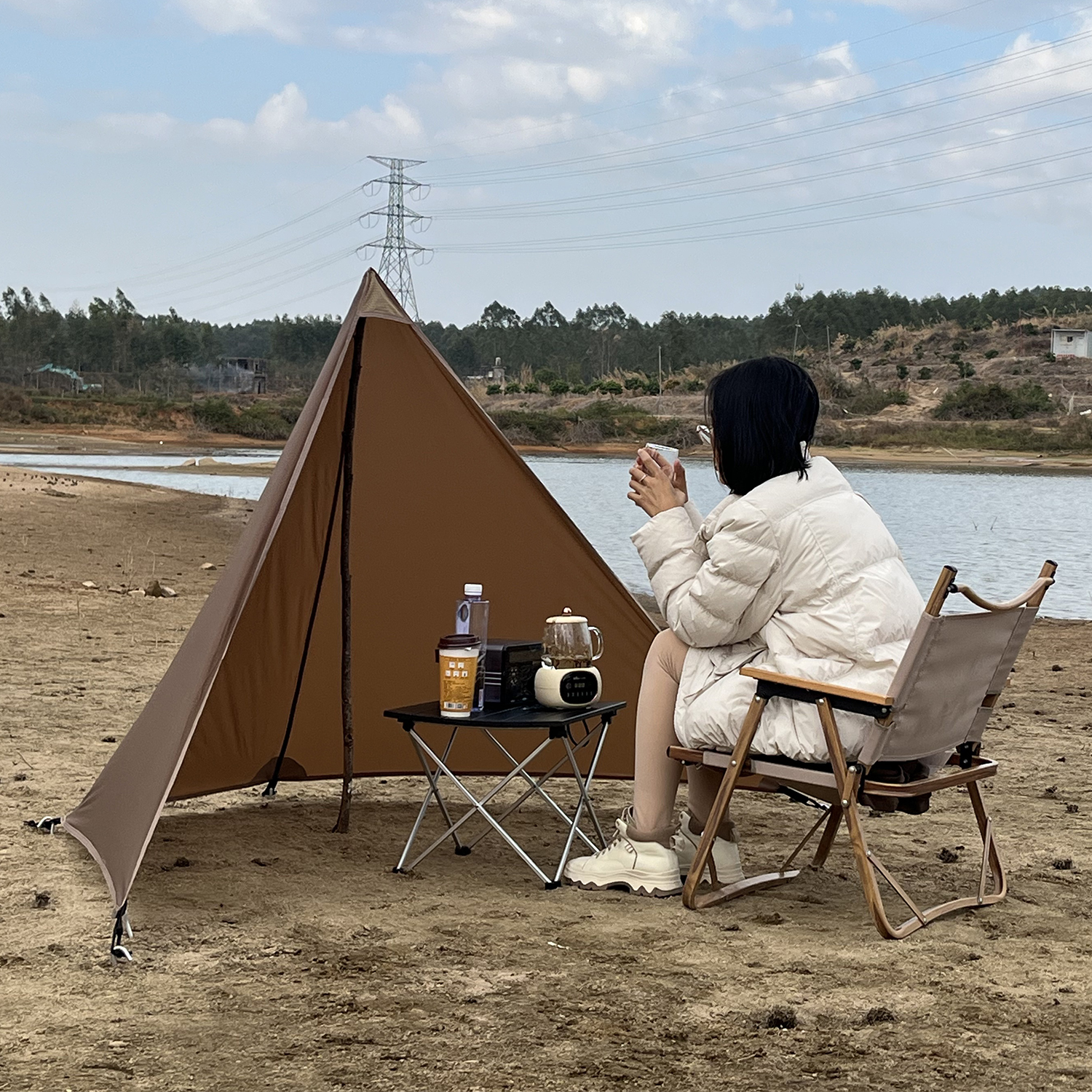 210g 20D Nylon Ultralight Camp - Campfire Cooking In Another World ulasan dan harga