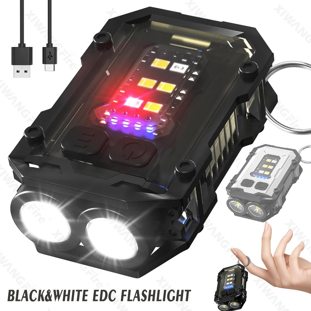 Mini COB Keychain Flashlight,C - Camping Cooking Fish ulasan dan harga
