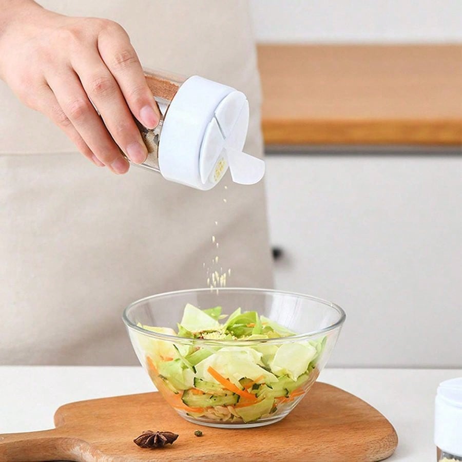 4-Grid Spice Jars, Salt Pepper - Camping Cooking Pack ulasan dan harga
