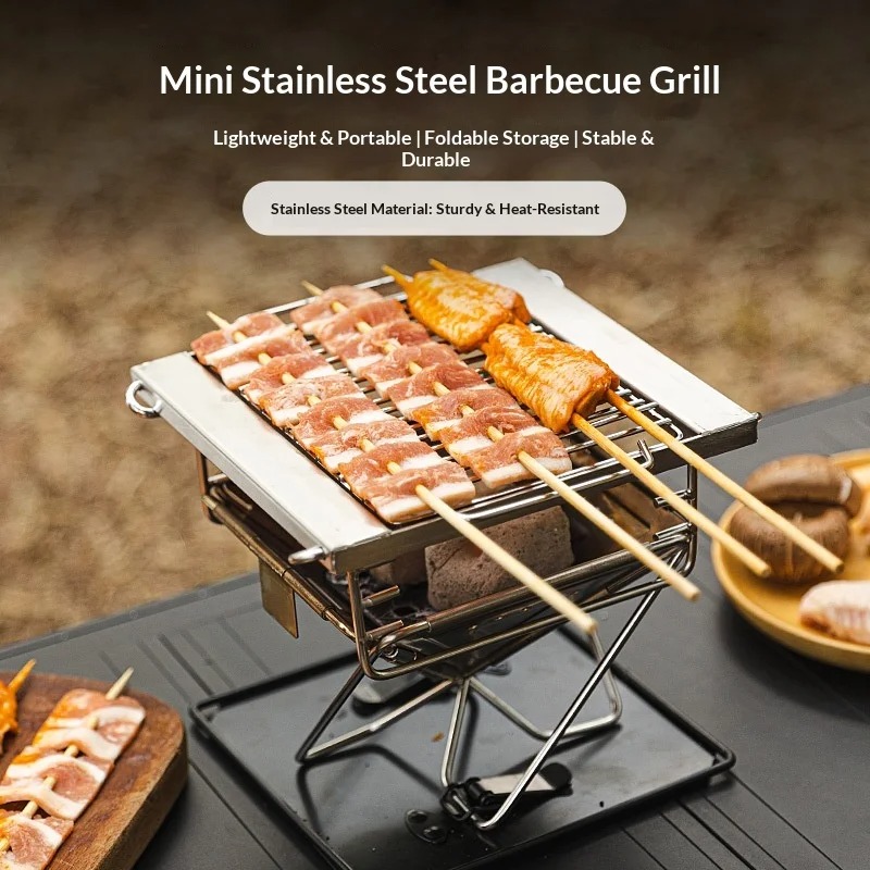 Outdoor Camping Folding Grill  - Camp Grill Portable Folding ulasan dan harga