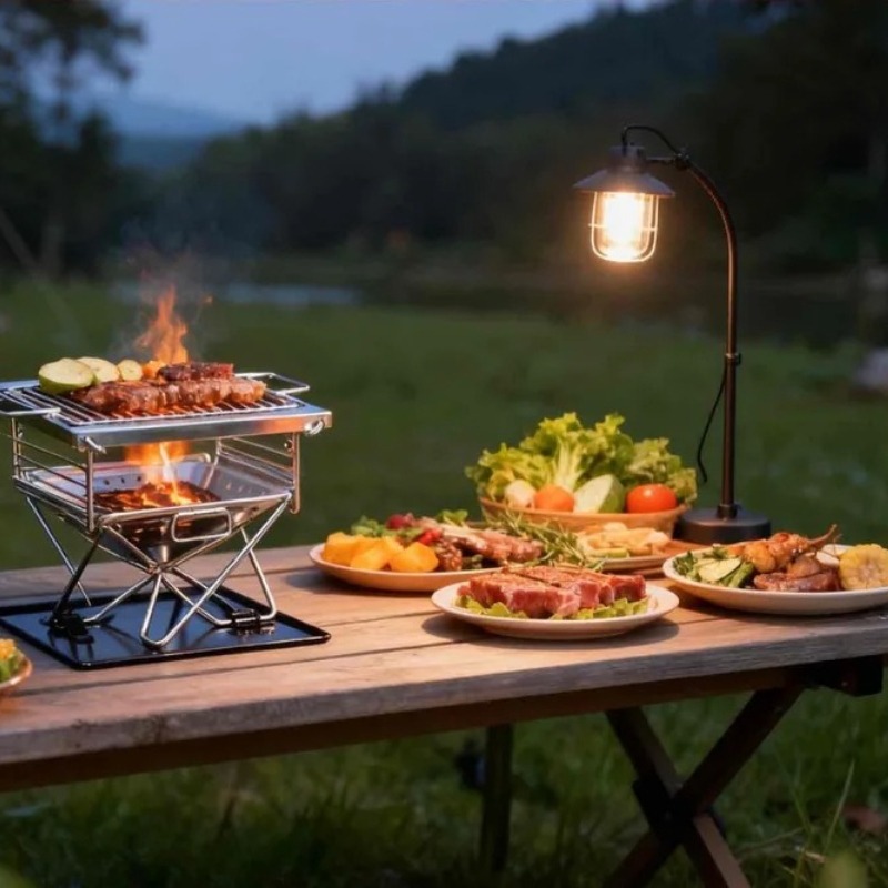Outdoor Camping Folding Grill  - Camp Grill Portable Folding ulasan dan harga
