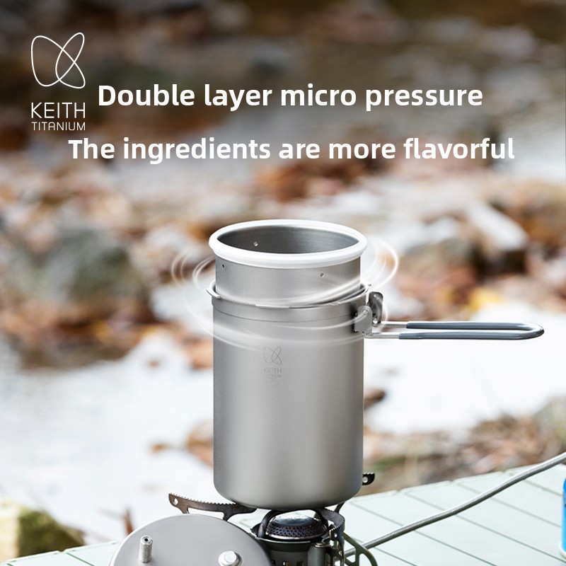 Keith Pure Titanium Outdoor Pr - Camping Cooking Lightweight ulasan dan harga
