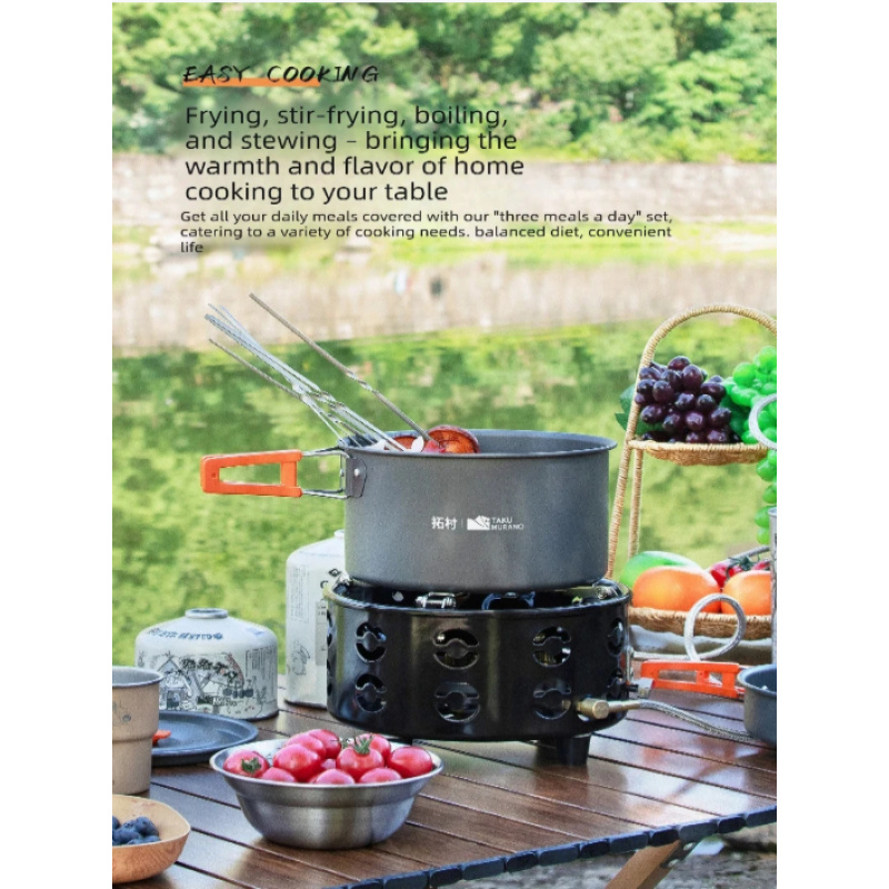 10 Pack Non Stick Camping Cook - Camping Cooking Pack ulasan dan harga