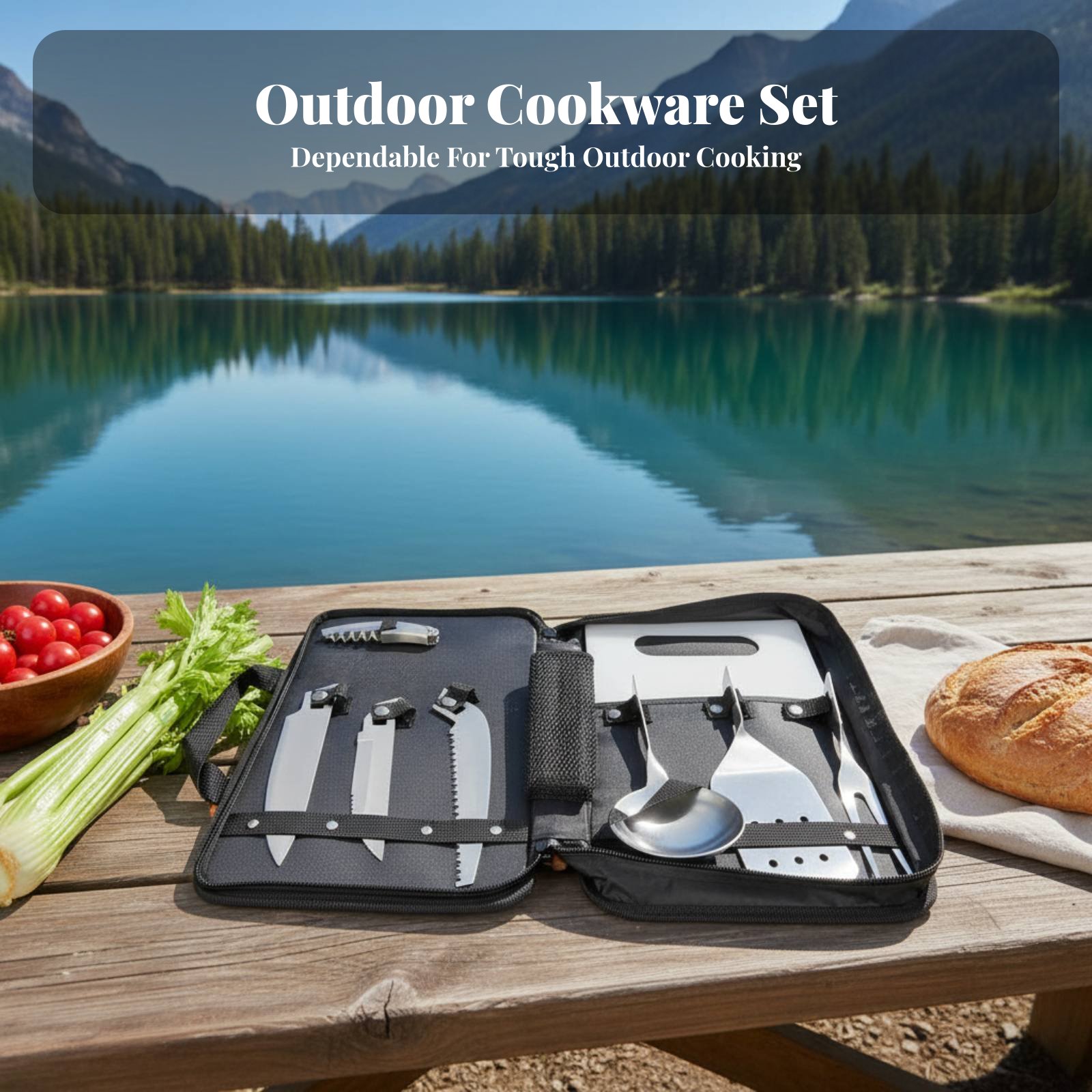 Outdoor Cooking Utensil Set, P - Camping Cooking Utensil Set ulasan dan harga