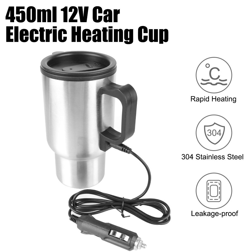 12V 450ml Electric Heating Car - Camping Cooking Can ulasan dan harga