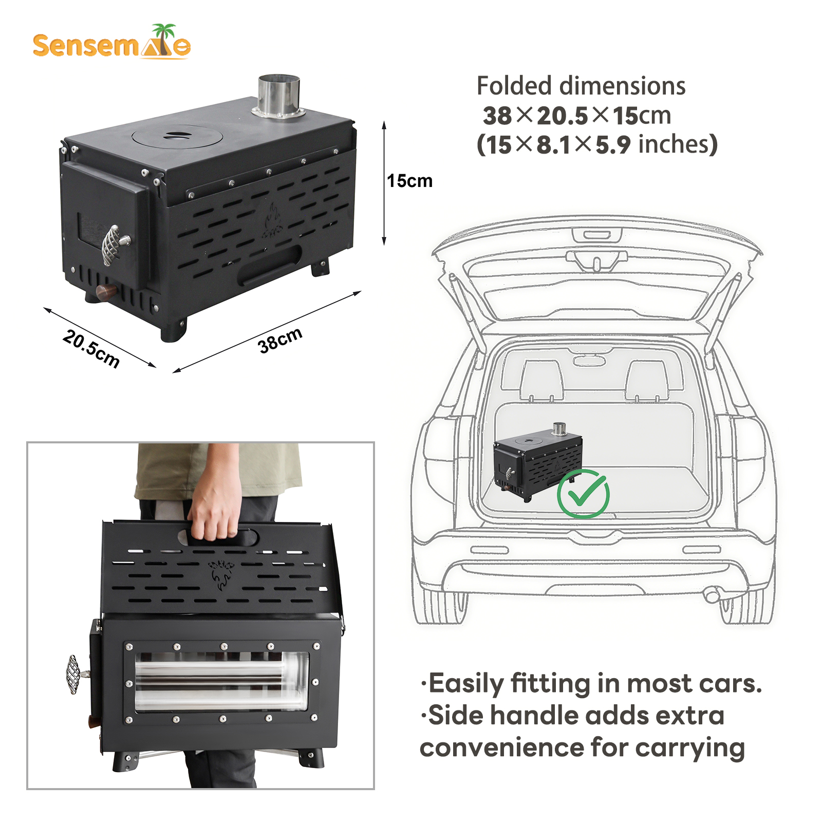 Pellet Stove Camping Stainless - Camp Grill Portable Folding ulasan dan harga