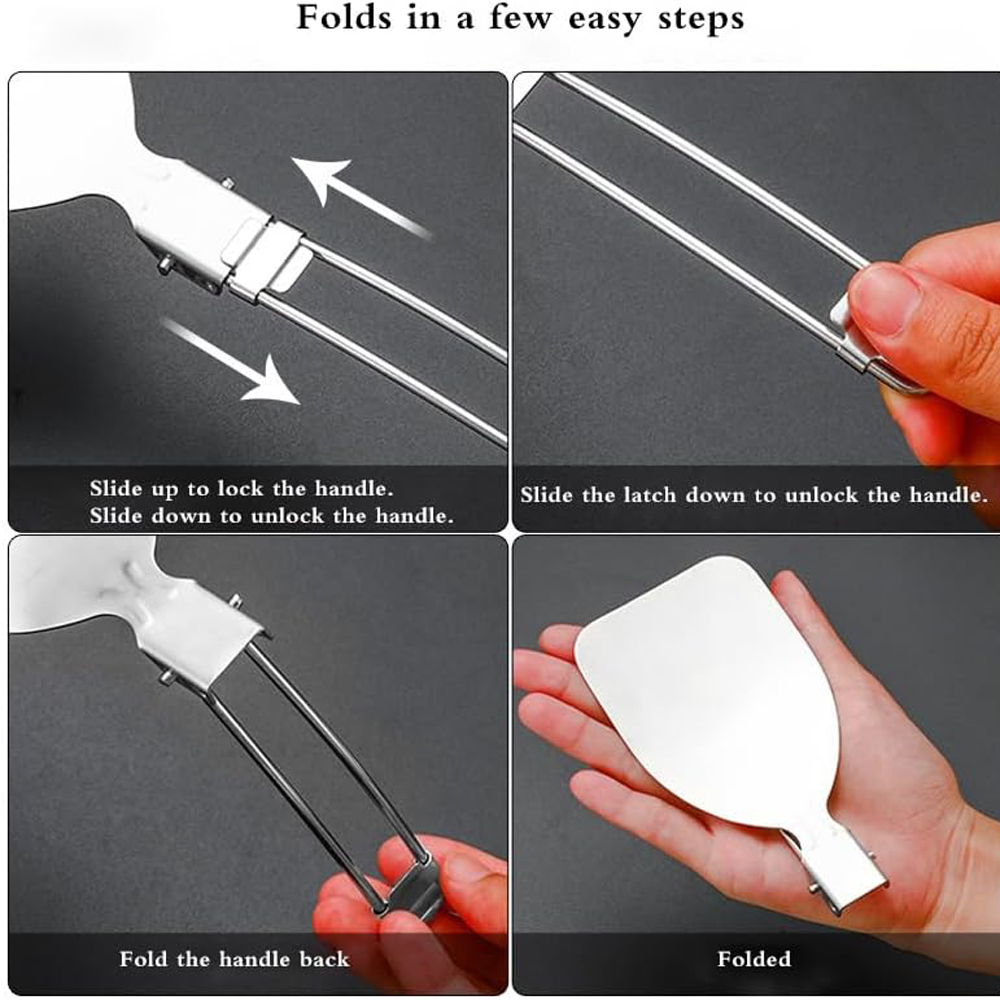 Folding Spatula Spoon Shovel F - Camping Cooking Pack ulasan dan harga