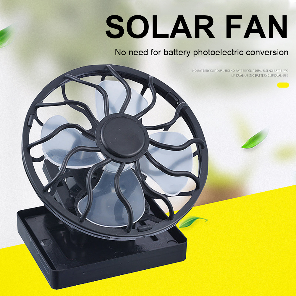 Solar Power Mini Clip Fan Clip - Solar Oven Camp ulasan dan harga
