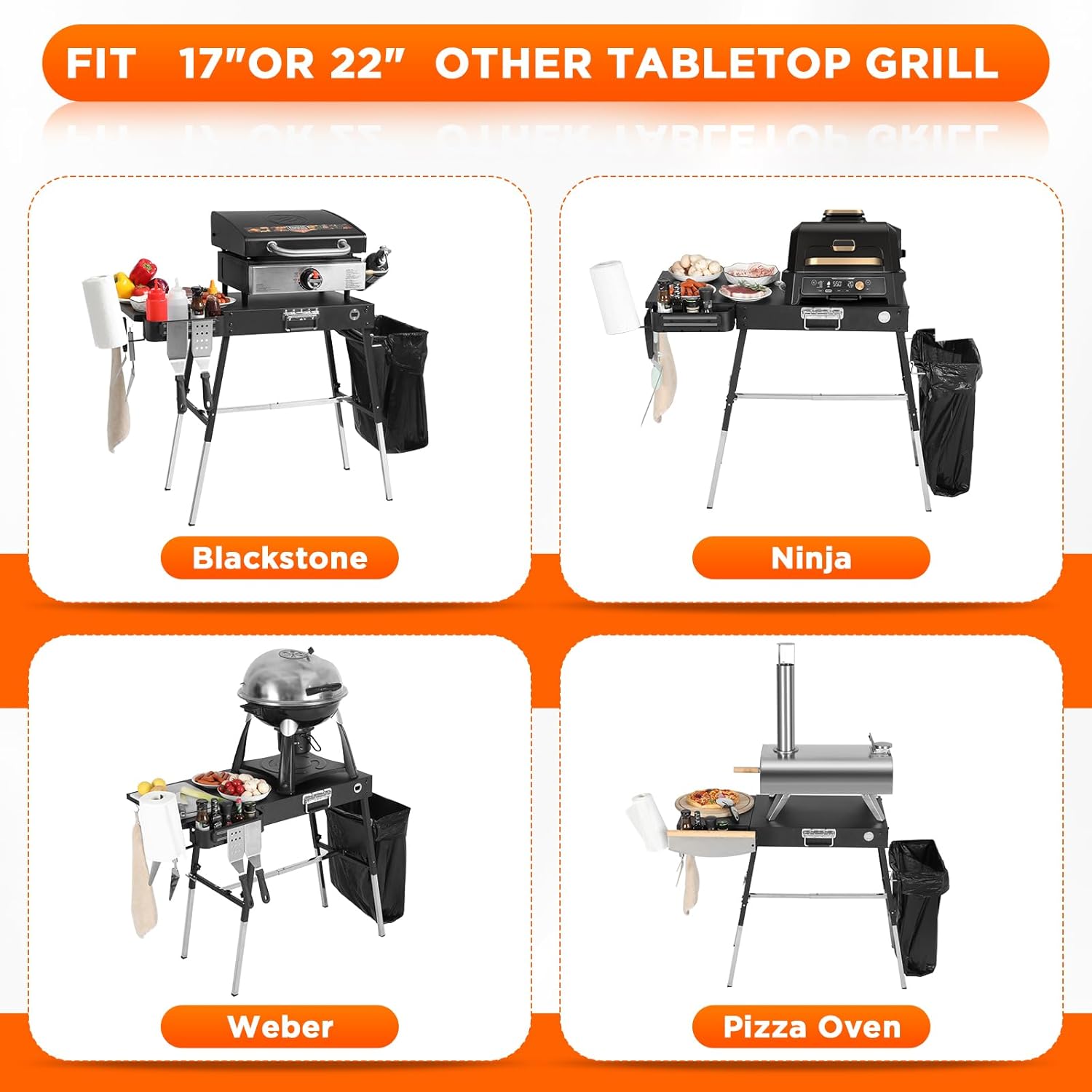 Outdoor Folding Grill Table, A - Camp Grill Portable Folding ulasan dan harga
