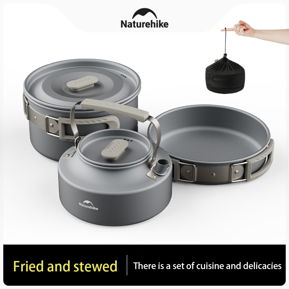 Naturehike Outdoor Pot Set,Cam - Camping Cooking Roll ulasan dan harga