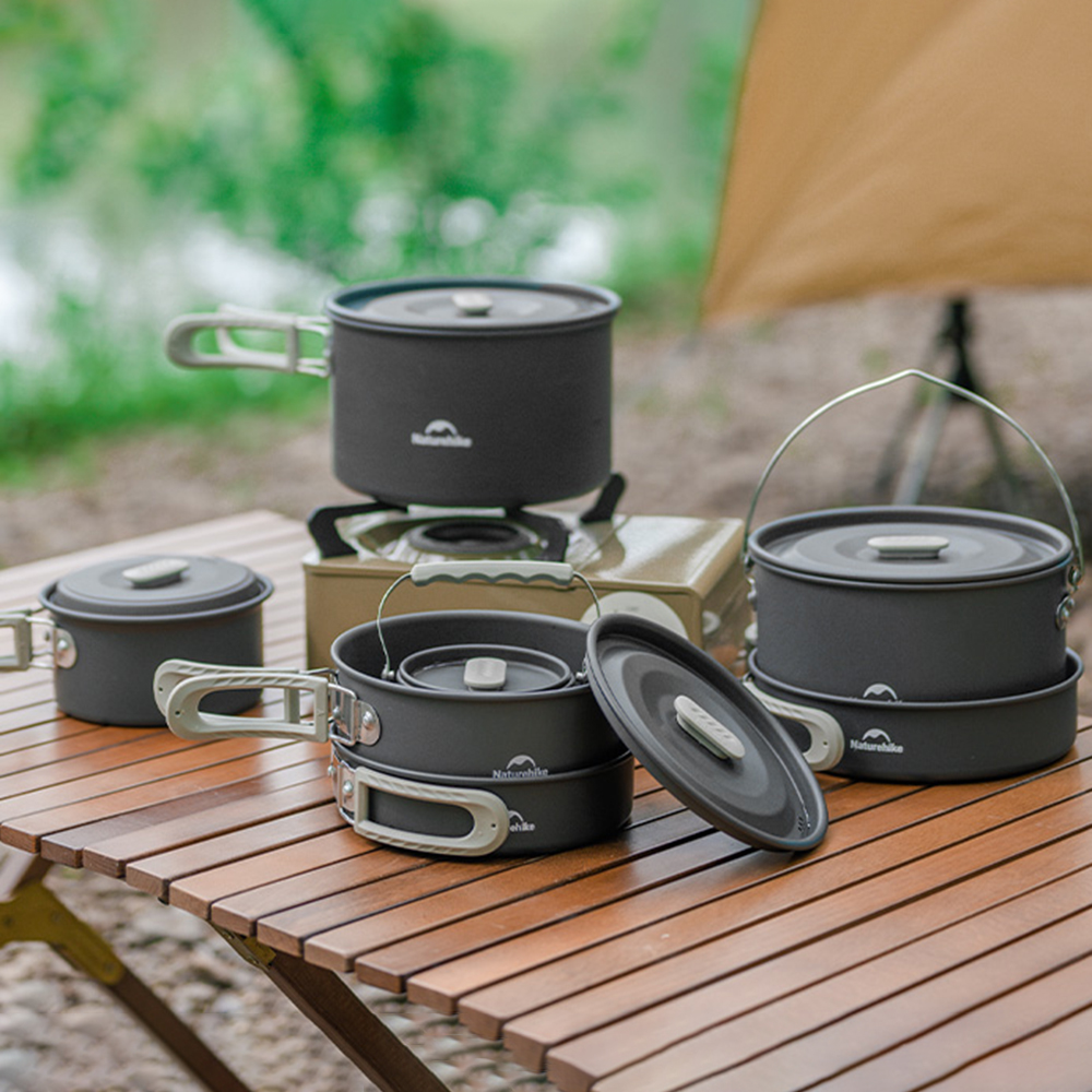 Naturehike Outdoor Pot Set,Cam - Camping Cooking Roll ulasan dan harga
