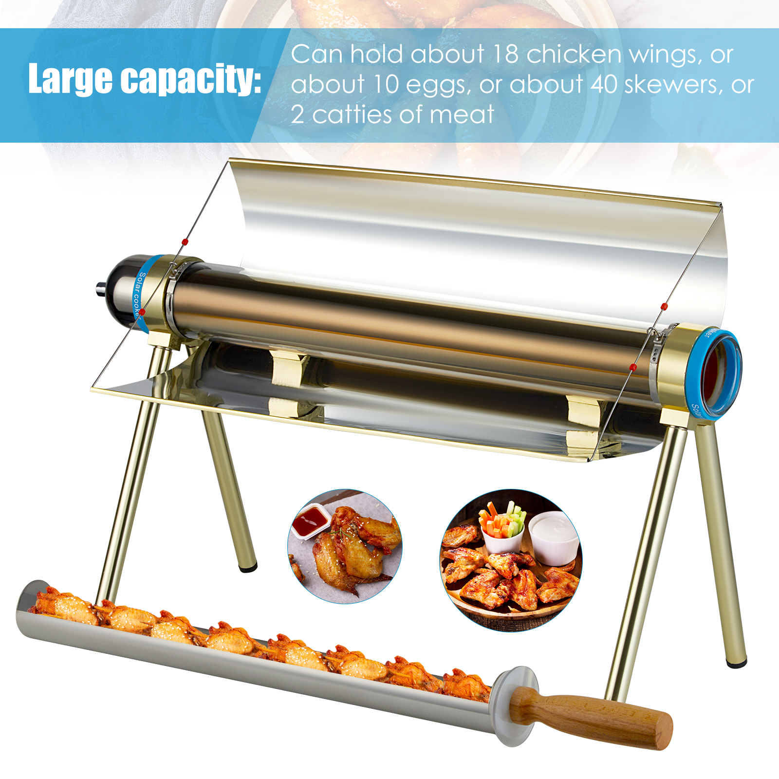 Portable Solar Camping Grill C - Solar Oven Camp ulasan dan harga