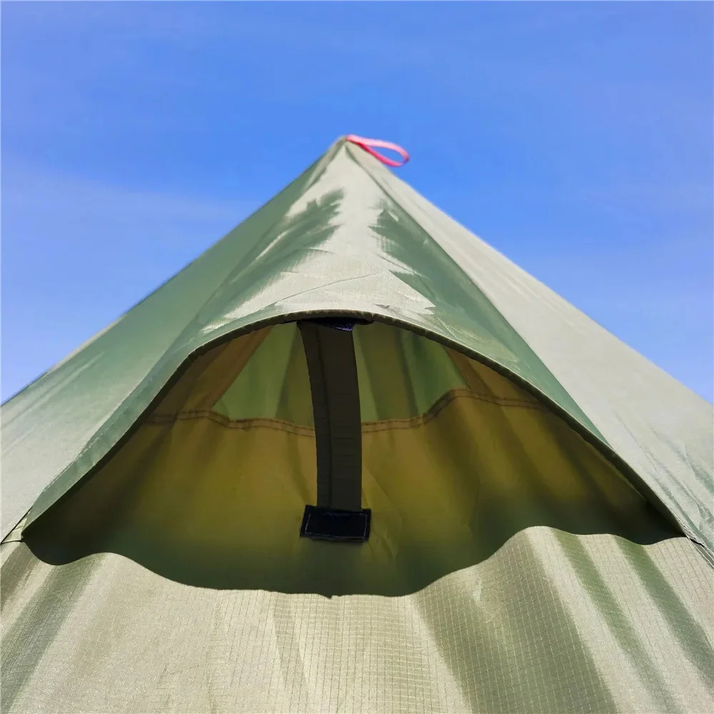 New Pyramid Tent With Snow Ski - Campfire Cooking In Another World ulasan dan harga
