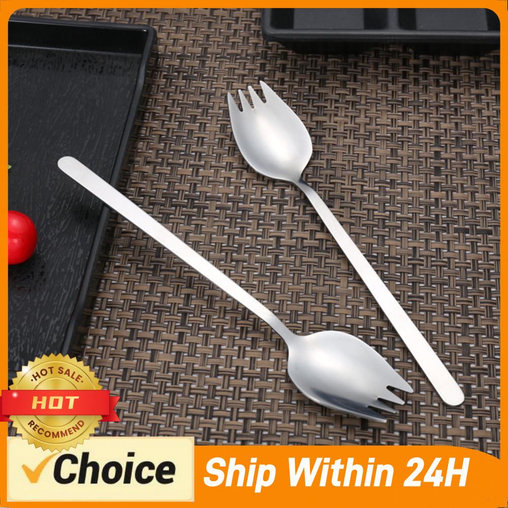5Pcs Spork Stainless Steel Cam - Camp Spork Set ulasan dan harga